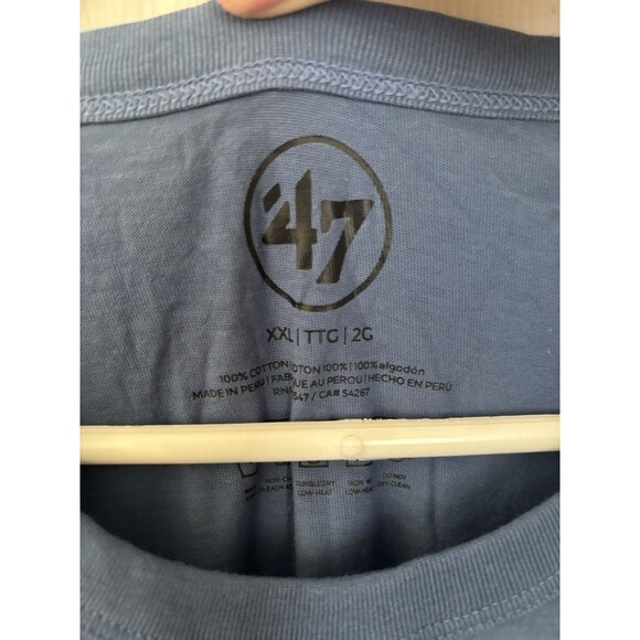 Kansas City Royals MLB 47Brand T- Shirt Royal Blue Size XXL - Picture 3 of 4